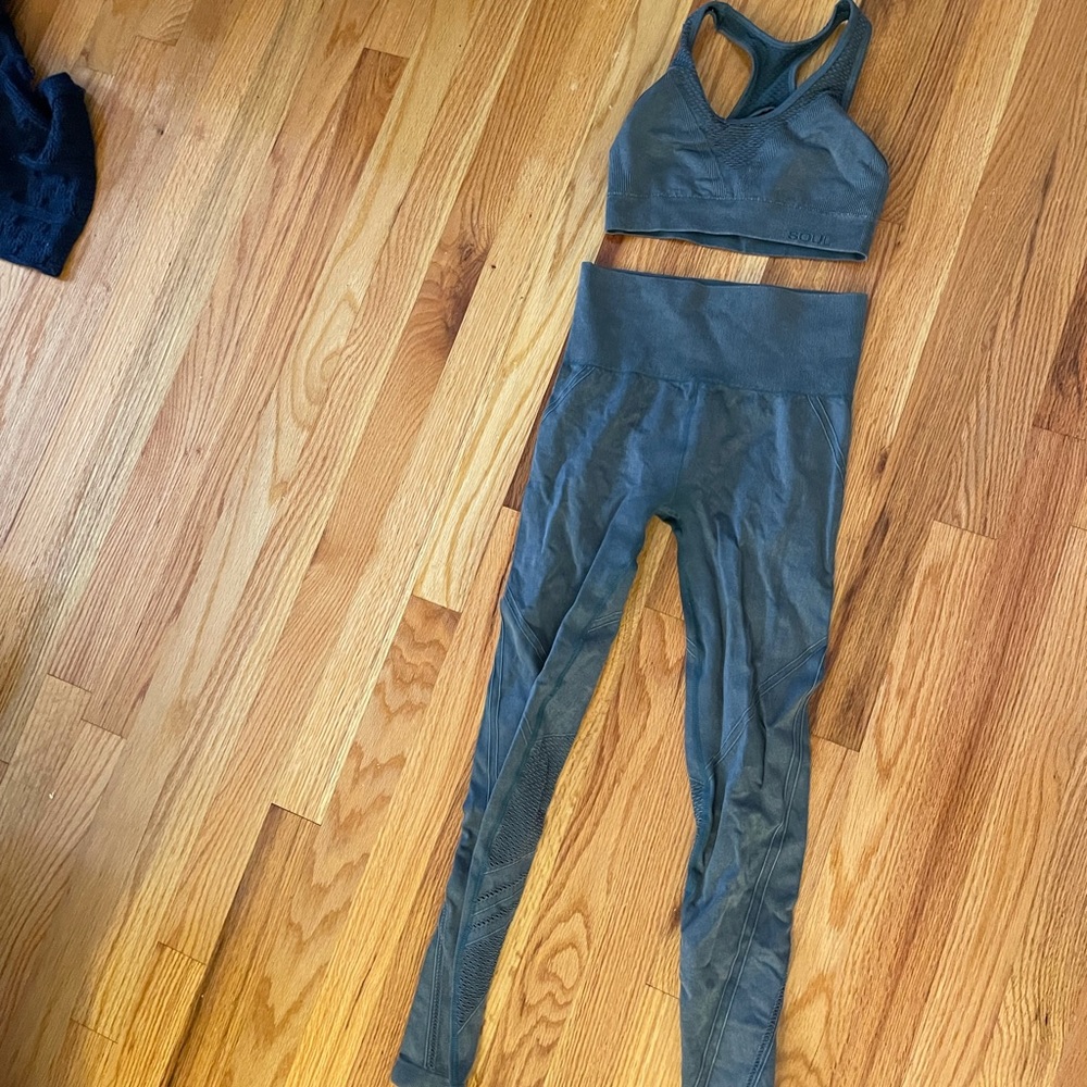 RARE SOULCYCLE DENIM LOOK SET SIZE XS